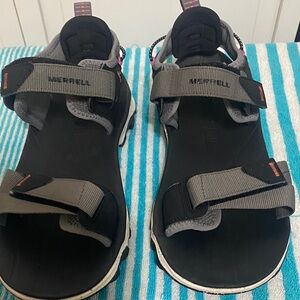 Merrell Speed Fusion Charcoal Strap Sandals Size 9